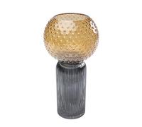 Kare Design Marvelous Duo Amber Vase décoratif pour Fleurs Gris/Jaune 31 cm