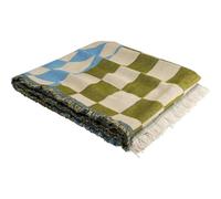 Kare Design Plaid Checker Bleu et Vert 170x130cm