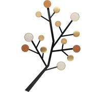 Kare Design Portemanteau Mural Bubble Tree Métallique Multicolore 112cm Patère avec 14 Crochets Vintage Arbre Décoration Murale Couloir