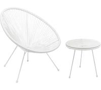 Kare Design Salon de Jardin Acapulco Mono Blanc