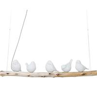 Suspension Dining Oiseaux Porcelaine Kare Design Multicolore