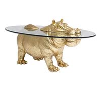 Kare Design Table Basse Hippopotame doré