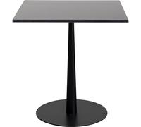 Kare Design Table Bistrot Capri 70x70cm Granit Noir