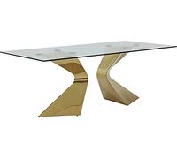 Kare Design Table Gloria 200x100cm dorée
