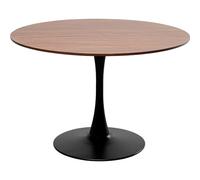 Kare Design Table Schickeria 110cm Noyer et Noire