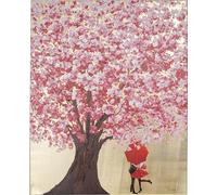 Kare Design Tableau Touched fleurs couple Tableau - 80x100cm