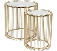 Tables d'appoint - KARE - Wire laiton - Elégance - Chic - Set de 2