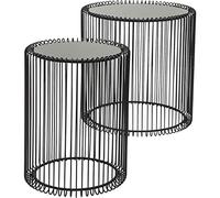 Tables d appoint Wire noir 2/Set Kare Design