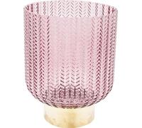 Kare Design Vase Barfly Berry, Rose/Or, Verre, Vase Fleur, Vase Decoratif, Deco Intérieur, Décoration Chambre, Salon, Couloir, Cadeau, 25x18x18cm (H/L/P)