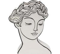 Kare Design Vase Favola Femme Buste Blanc et Noir