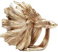 Kare Figurine décorative Betta Fish - Dorée - Décoration d'intérieur - Fait à la Main - 37 cm - Figurines d'animaux - Décoration d'intérieur pour Salon, Chambre à Coucher, Couloir