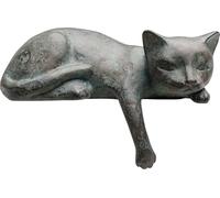 Kare Figurine décorative Design Chat Life - Gris - Accessoire de Maison - Motif Animal - 11 x 17 x 8 cm (H x l x P)