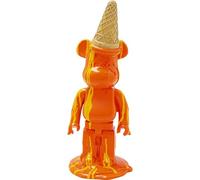KARE Statuette déco Gelato Ours Orange Polyrésine 40 x 16 x 15 cm (H x l x P)