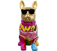 Kare Figurine décorative Design Graffiti Dog - Multicolore - Accessoire de Maison - Motif Animal - Peint à la Main - 49 x 24 x 8 cm (H x l x P)