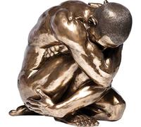 Kare Figurine Homme Nu Assis Bronze 54 cm