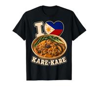 Kare-Kare I Love Philippines Amateur de Cuisine T-Shirt Graphique avec Valeur