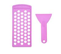 Kare & Kind - Ensemble Plateau de Remplissage et Spatule pour Baume à Lèvres - Pour Tubes de 15 mm UNIQUEMENT - Remplit Instantanément 50 Tubes Standards de 5,5 ml (3/16 oz)