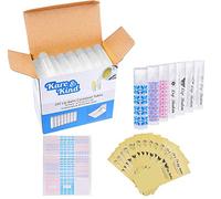 Kare & Kind - Kit DIY Baume à Lèvres - 50 Tubes Vides Transparente (5,5 ml / 3/16 oz) avec Capuchon à Vis - 50 Étiquettes Écrivables + 50 Imprimées - Fabrication de Chapsticks