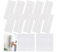 Kare & Kind - Lot de 10 Supports Multiprise Autocollants - Fixation Murale sans Perçage - Design Coulissant - Maison, Cuisine, Bureau