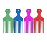 Kare & Kind Peigne à cheveux - 4 pcs - Idéal pour les cheveux bouclés, ondulés et afro - Pour la coiffure, démêlage et lever les cheveux - Peigne lisse et doux pour les hommes et les femmes