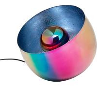 Kare Lampadaire design Rainbow - Bleu - Diamètre : 26 cm - Décoration lumineuse - Métal brillant - Ampoule non incluse - Salon