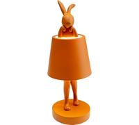 Kare Lampe de table design lapin animal, orange, 29 cm, à intensité variable, extérieur, LED, lampe à batterie, lampe lapin, lampe de salon