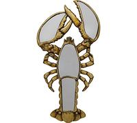 Kare Langosta Mirror - Objet Mural Design - Accessoire d'intérieur - Motif Animal - Miroir - pour Salon, Couloir, Chambre à Coucher - 41 x 21 x 3 cm (H x l x P)