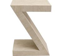 Kare Luxury Z Table d'appoint Design en Forme de Z en Travertine Beige 61 x 44 x 33 cm (H x l x P)