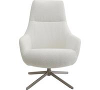 Kare Mimi Fauteuil pivotant Design Crème 100 x 76 x 81 cm
