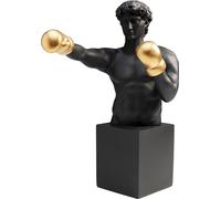 Kare Objet de décoration Design Balboa - Noir - en polyrésine laquée - Fait à la Main - 40 x 20 x 25 cm (H x l x P)