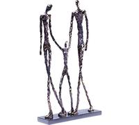 Kare Objet de décoration Motif Famille Heureuse, Noir, 7,5 x 31 x 47 cm