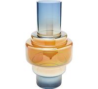 Kare Phenom Multi Vase décoratif pour Fleurs Orange/Bleu 35 cm
