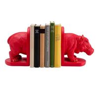Kare Rhino Party Lot de 2 Serre-Livres Design Rouge Décoration Accessoires Motif rhinocéros Buffet Idée Cadeau