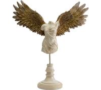 Kare Statuette décorative Design Angel Female Guardian Angel Female - Fabriquée à la Main - Unique - Objet décoratif pour Salon - Grande décoration pour Le Salon - 42 x 47 x 14 cm (H x l x P)