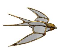 Kare Objet Mural Swallow Mirror 37 x 25 cm Décoration 25 x 36,5 x 3 cm Doré