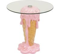 Kare Design Table d'appoint Glace Rose 48cm