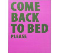 Kare Tableau mural design « Come Back to Bed » - Rectangulaire - Encadré - Impression d'image - Art abstrait - Design moderne - Pour chambre à coucher et salon - 50 x 40 cm (H x l)
