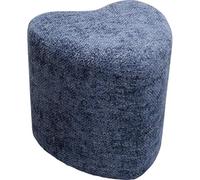 KARE Tabouret Design Lovely - avec étagère - en Forme de cœur - pour Salon, Couloir - 36 x 34 x 35 cm (H x l x P) - Bleu