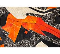 Kare Tapis, Orange, 240x170cm