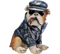 Kare Tirelire Design Chien Punk - Multicolore - Peint à la Main - Figurine décorative pour Le Salon - pour Enfants et Adultes - Design Moderne - 22 x 19 x 16 cm (H x l x P)