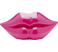 Kare Tirelire Design Lips, Rose, 13 cm de Hauteur, Motif de lèvres, pour Salon