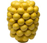 KARE Vase citrons jaunes relief 40 cm - Vase déco intérieur contemporain