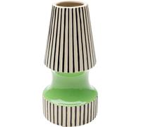 Kare Vase Design Calabria - Vase décoratif - en Porcelaine - Fait à la Main - Pièce Unique - 26 cm (H)