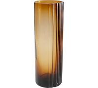 Kare Vase Design Daphne - Marron - Hauteur : 36 cm - Vase décoratif - Accessoire d'intérieur - Imperméable - en Verre - pour Salon