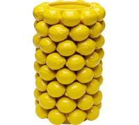 Kare Vase Design Lemon Juice - Vase décoratif - Motif Citron - en Porcelaine - Fait à la Main - Pièce Unique - 43 cm (H)