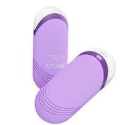 Karecel Chauffe Main Rechargeable Lot de 2, Chauffe-Mains Silicone Thermoconducteur, 6000mAh Double Face Chauffage Chaufferette Main Reutilisable, Résistant aux Chocs, Ultra Fin, Cadeau Homme Femme