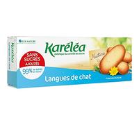 Karéléa Biscuits Sans Sucres Ajoutés Langues de Chat 100g