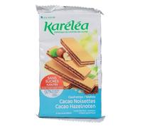 Karéléa Biscuits Sans Sucres Ajoutés Gaufrettes Cacao Noisettes 200g