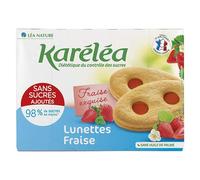Karéléa Biscuits Sans Sucres Ajoutés Lunettes Fraise 175g