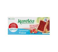 Karéléa Biscuits Sans Sucres Ajoutés Tartelettes Fraise Exquise 145g